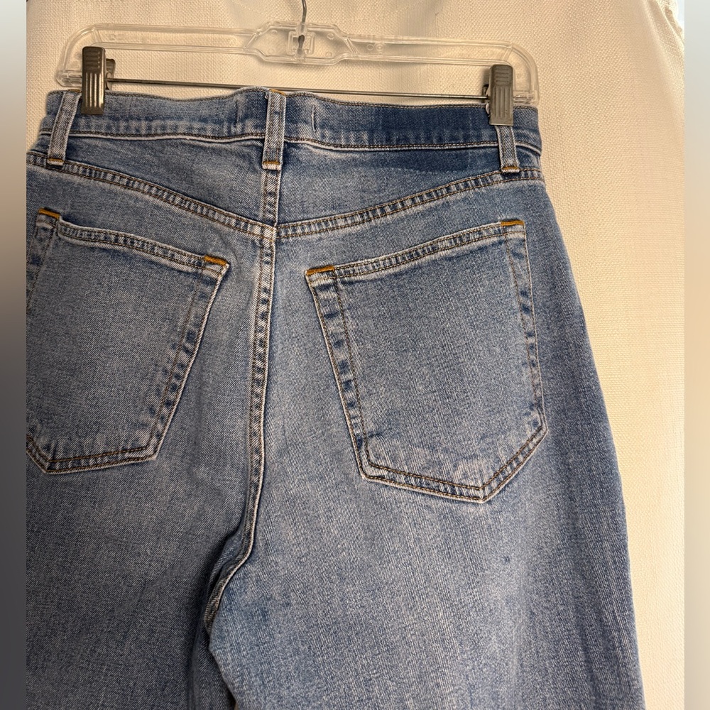 Abercrombie & Fitch Ankle Straight Ultra High Rise Curve Love Jeans 10 / 30 S - Picture 8 of 11